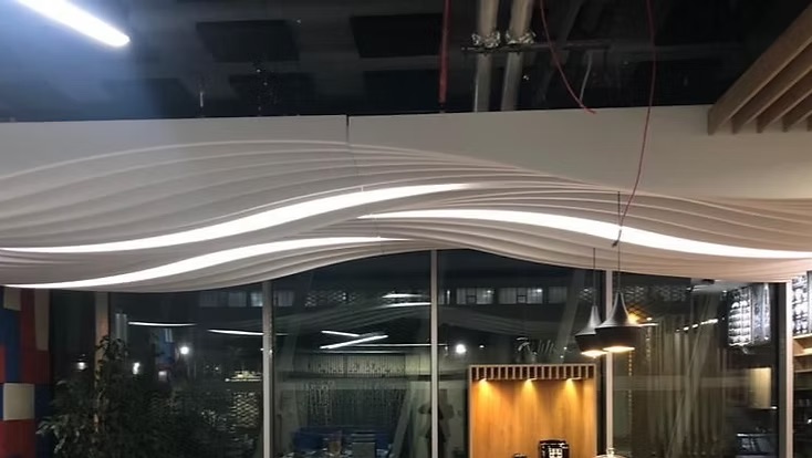 Akustik Tavan Baffle